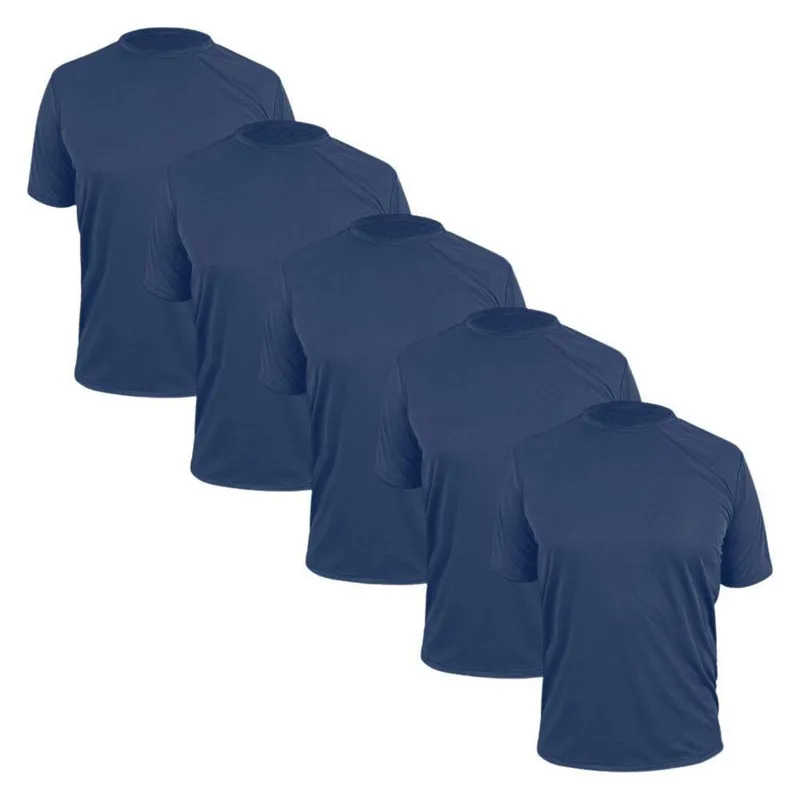 Kit 5 Camisetas Dry Anti Suor Premium Esportes Academia