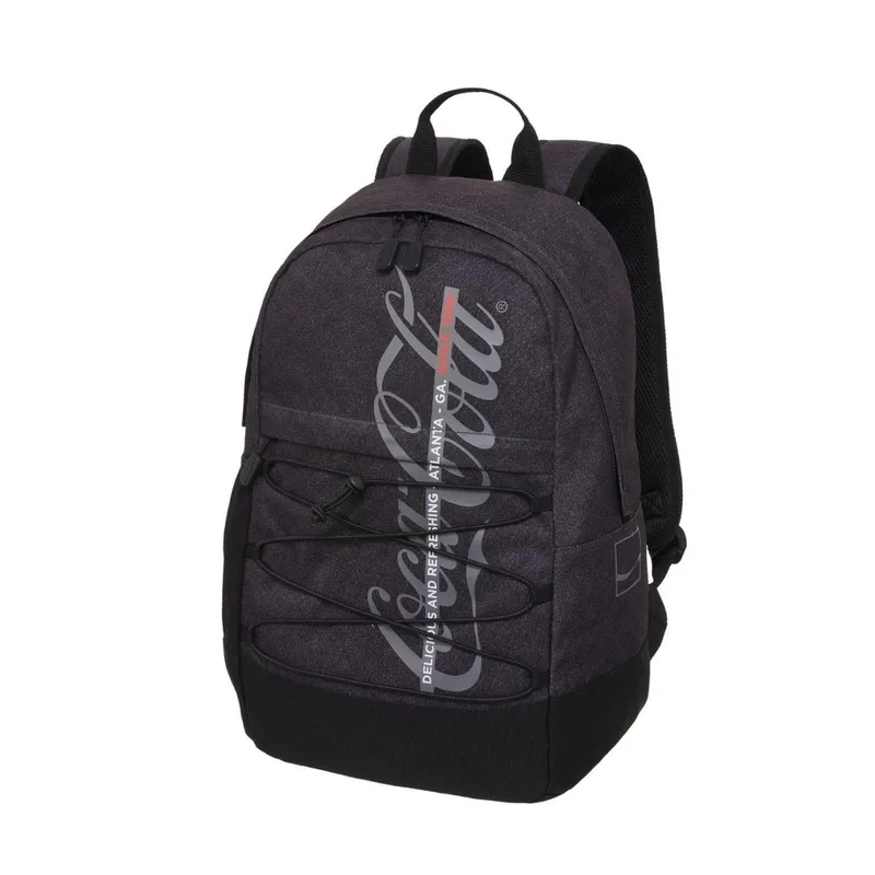 Mochila Notebook Escolar Trabalho Coca-Cola Experience Cinza