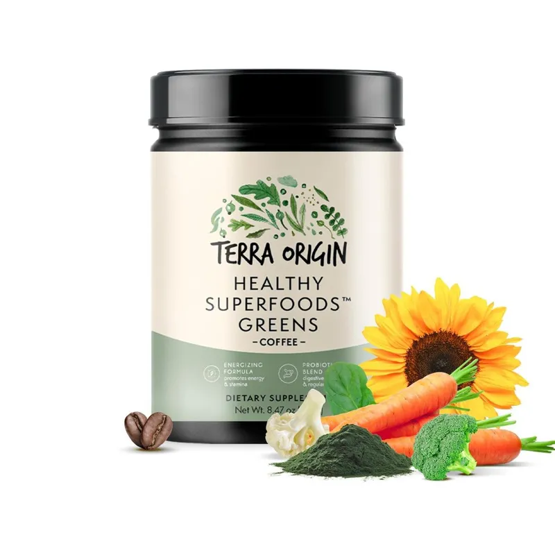 Suplemento Terra Origin Superfoods Greens Immune Defense