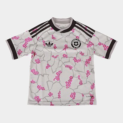 Camisa Infantil Seleção Chile Away 2026 s/nº Torcedor Adidas Originals