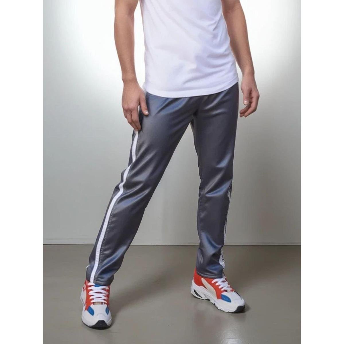 Calça Masculina Treino Academia Helanca Flenelada