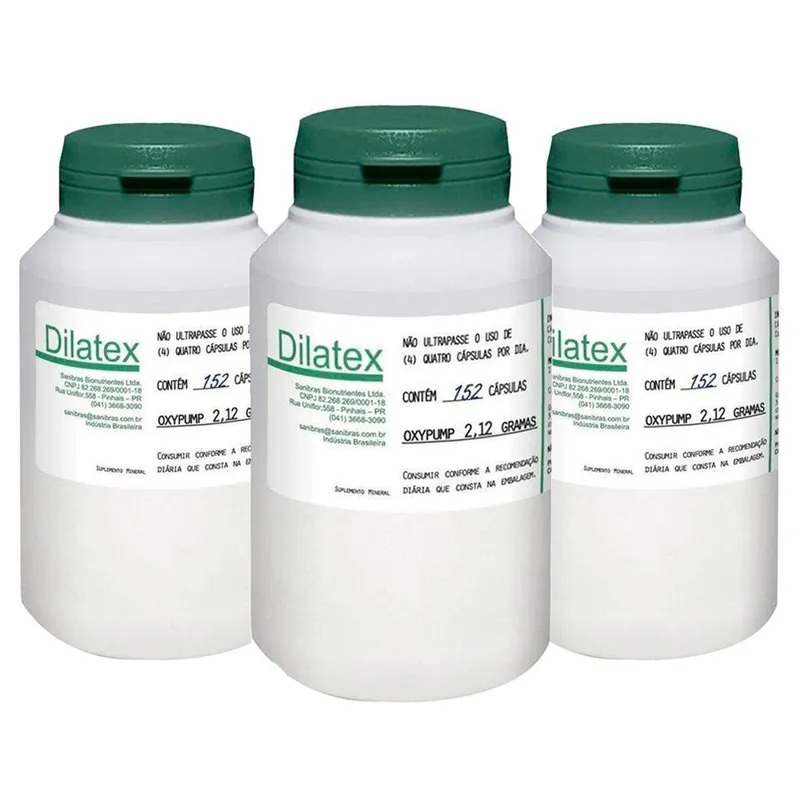 Kit 3 Dilatex 152 Cáps - Power Supplements