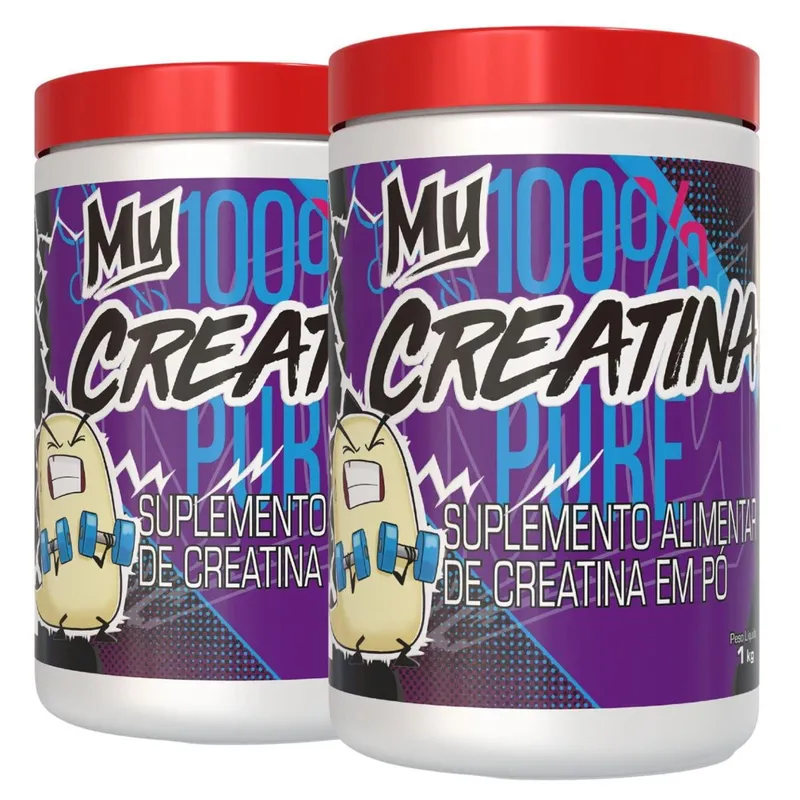 Kit 2x Creatina Pura 1kg – My Suplementos