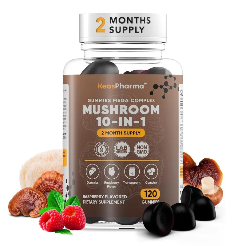 Suplemento KeosPharma Road Trip Mushroom Gummies 120 unidades