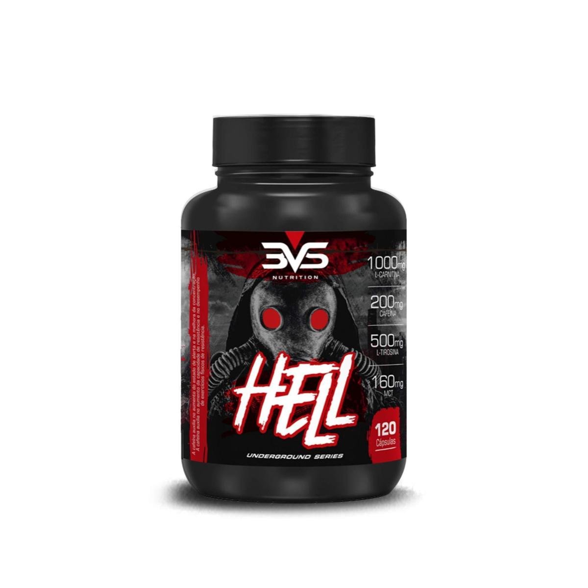 Termogênico Hell 120 cápsulas 3VS Nutrition