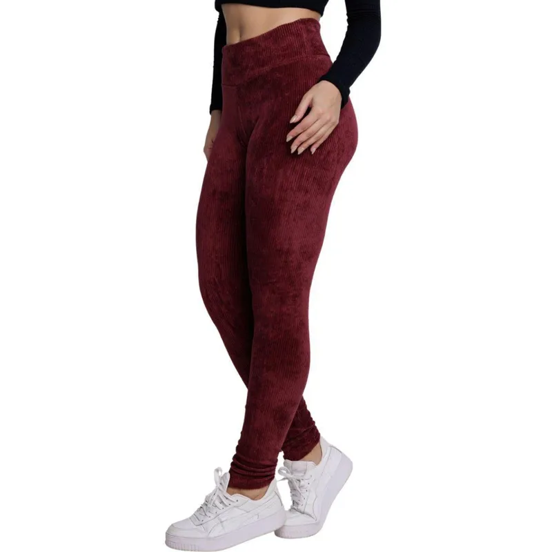 Calça Vekyo Legging Cotelê Veludo Feminino