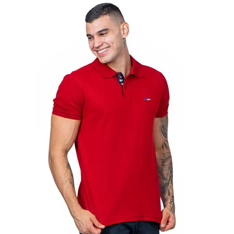 Camisa Polo França Industrie Básica Piquet Premium