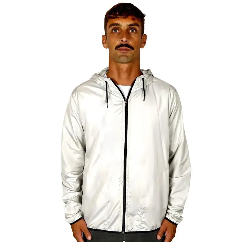 Agasalho Nylon Masculino Off White WSS Classic