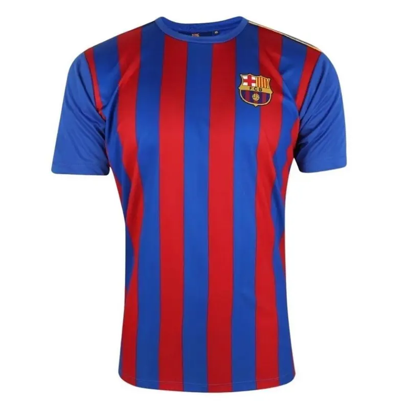 Camisa Balboa Barcelona Masculina Azul+Vermelho