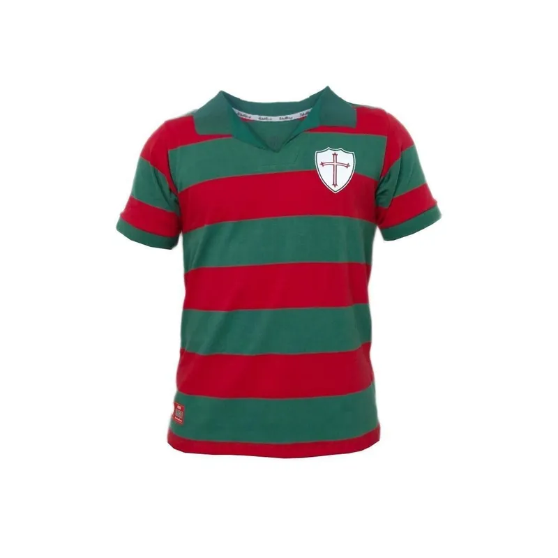 Camisa Portuguesa Retrô 1968 Listrada - Masculino Tamanho:GG;Cor:;Gênero:Masculino