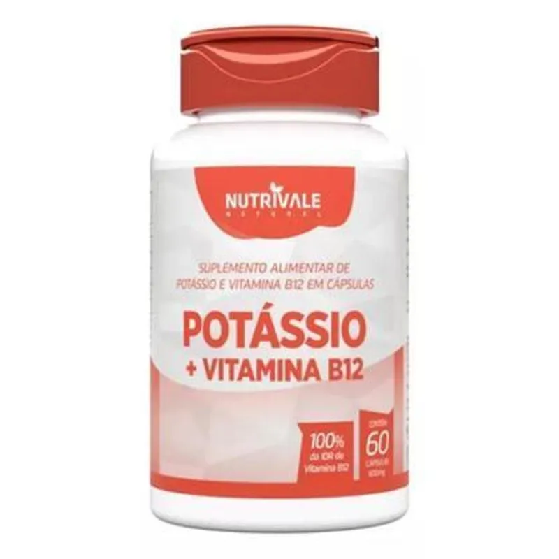 Potassio + B12 60 Cápsulas Nutrivale