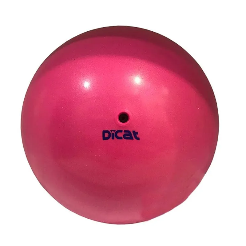 Bola Glitter 400g 20cm Ginástica Rítmica Dicat Sports Prata Metalizado