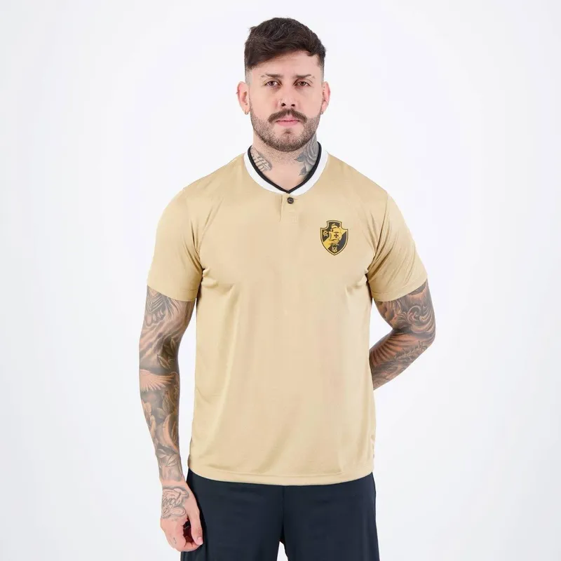 Camisa Vasco Sustento Dourada
