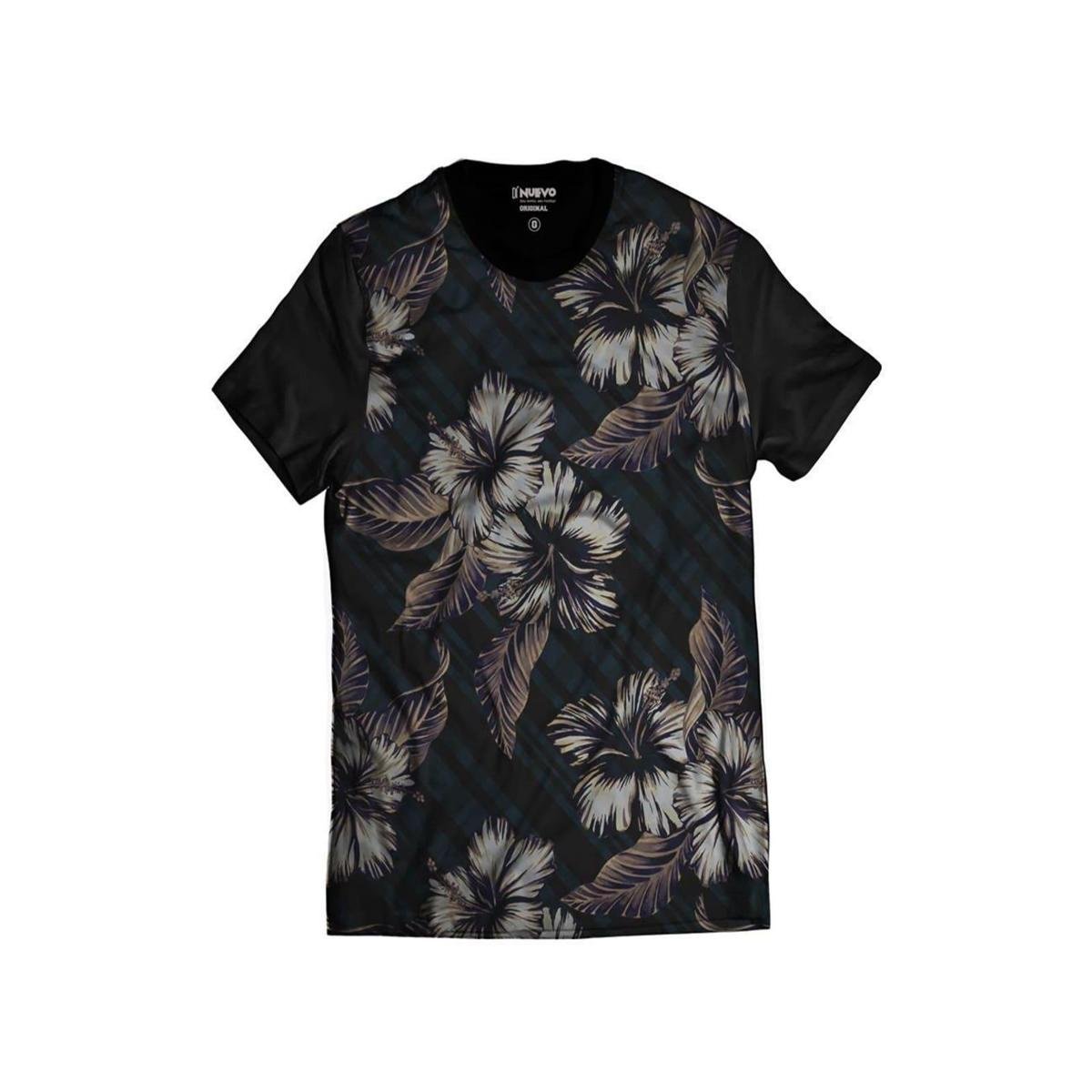 Camisa Casual Florida Azul Havaiana