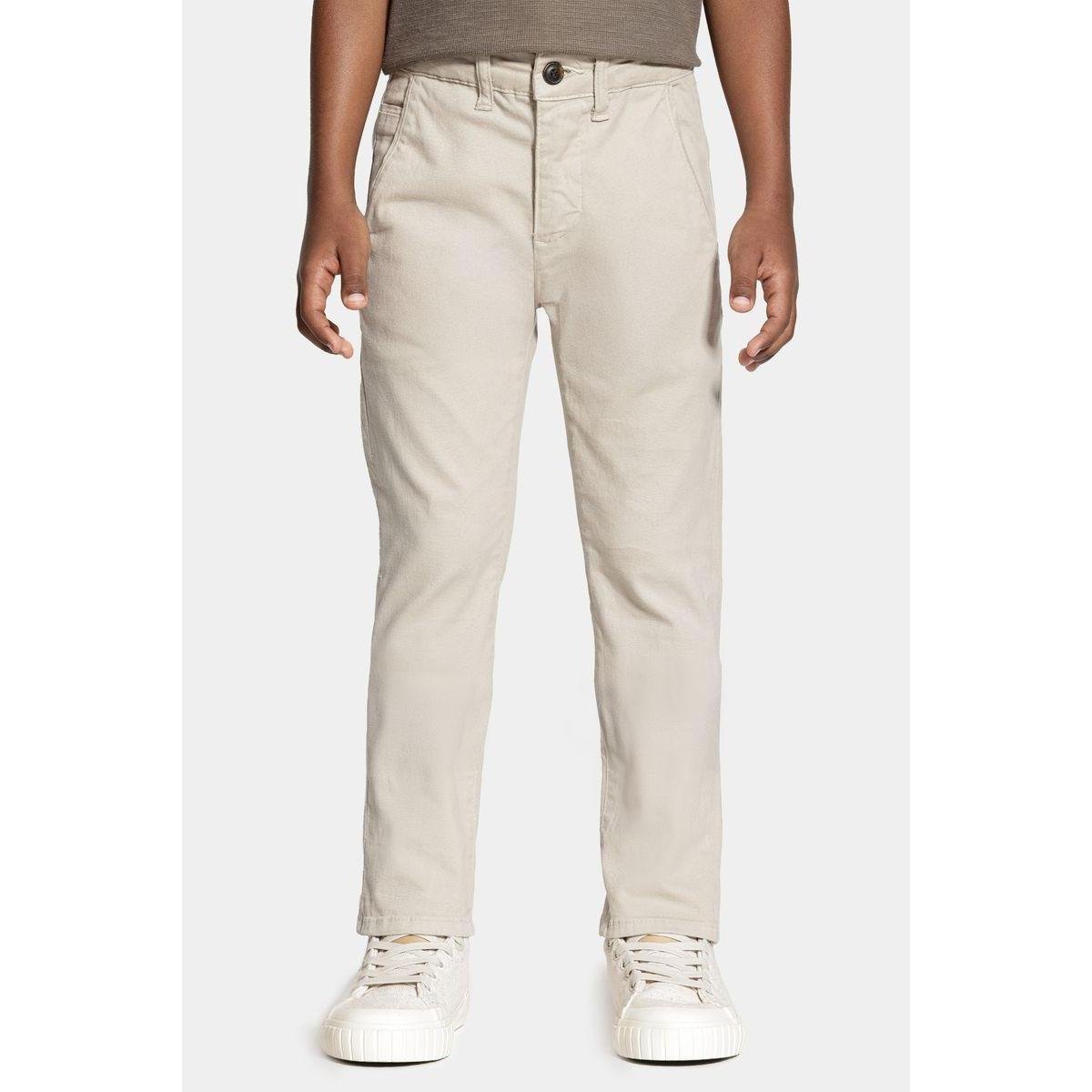 Calça Aramis Chino Color Sarjada Areia