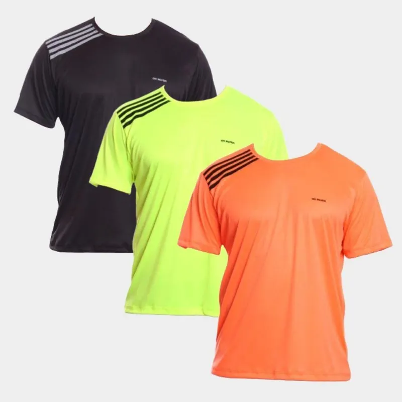 Kit 3 Camisetas Academia