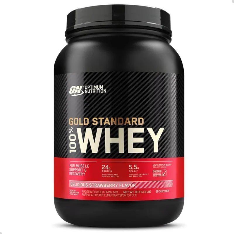 100% Whey Gold Protein Standard New 907g 2 LBS Optimum Nutrition