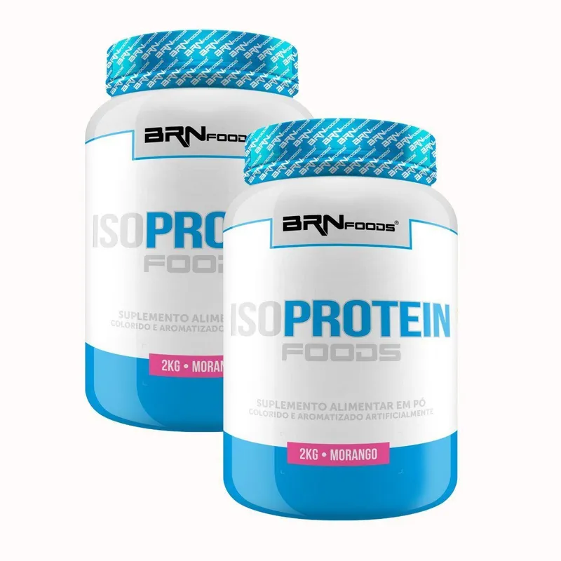 Kit 2x Whey Iso Protein Foods 2kg - BRNFOODS