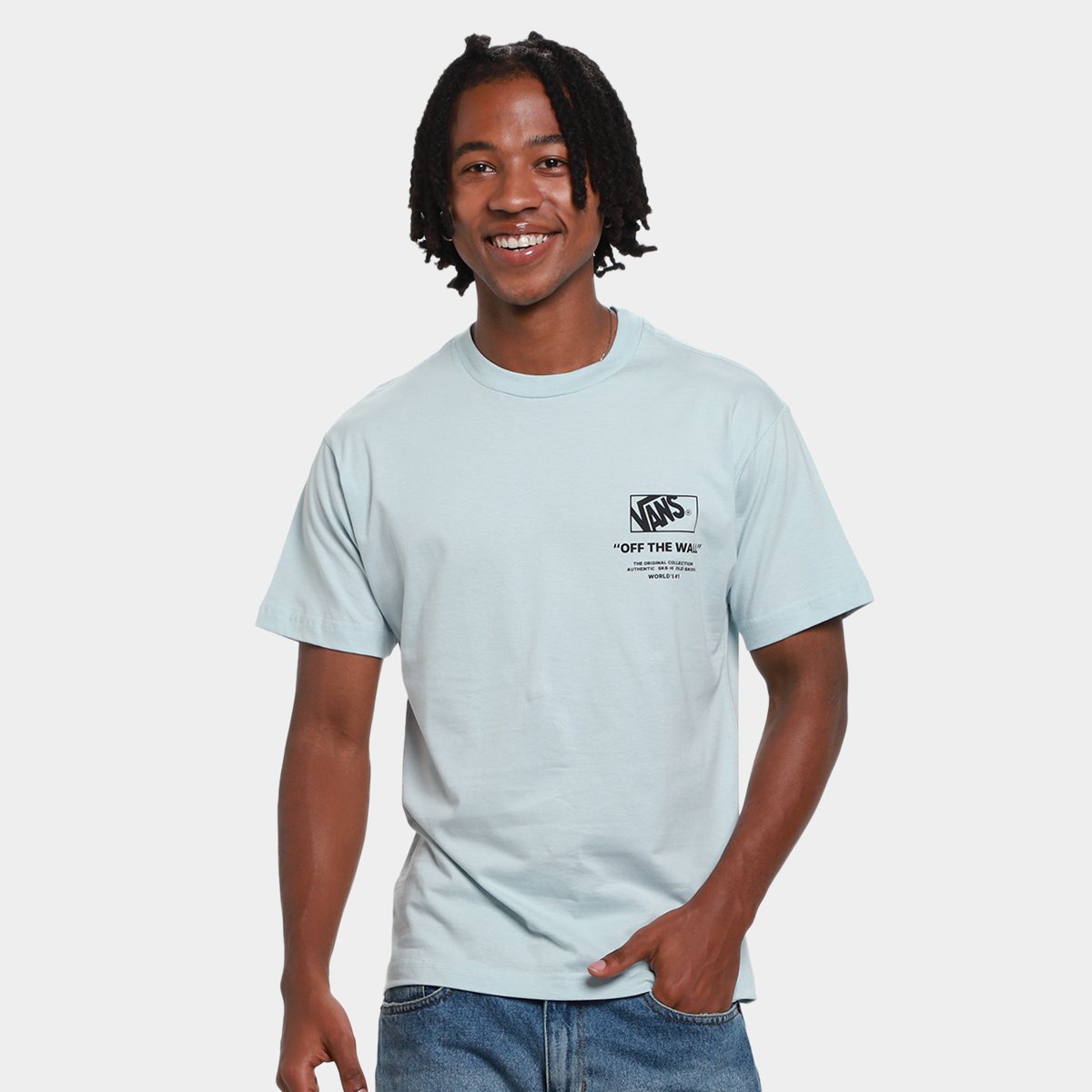 Camiseta Vans Stacked Hi Masculina
