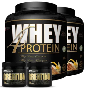 Kit 2 Whey 4 Protein Pro Corps 1,8kg + 2 Creatinas