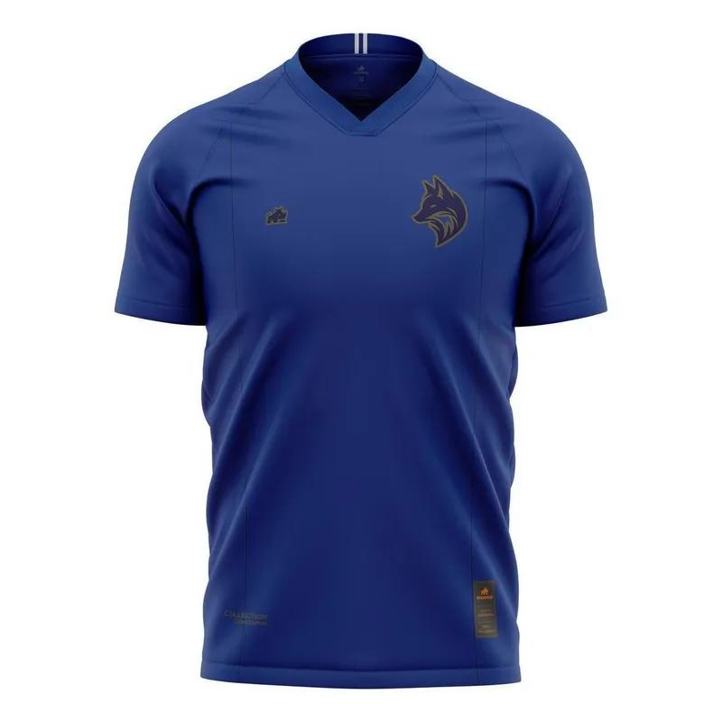 Camisa Raposa Azul Eurodry Original Rinno Class Futebol