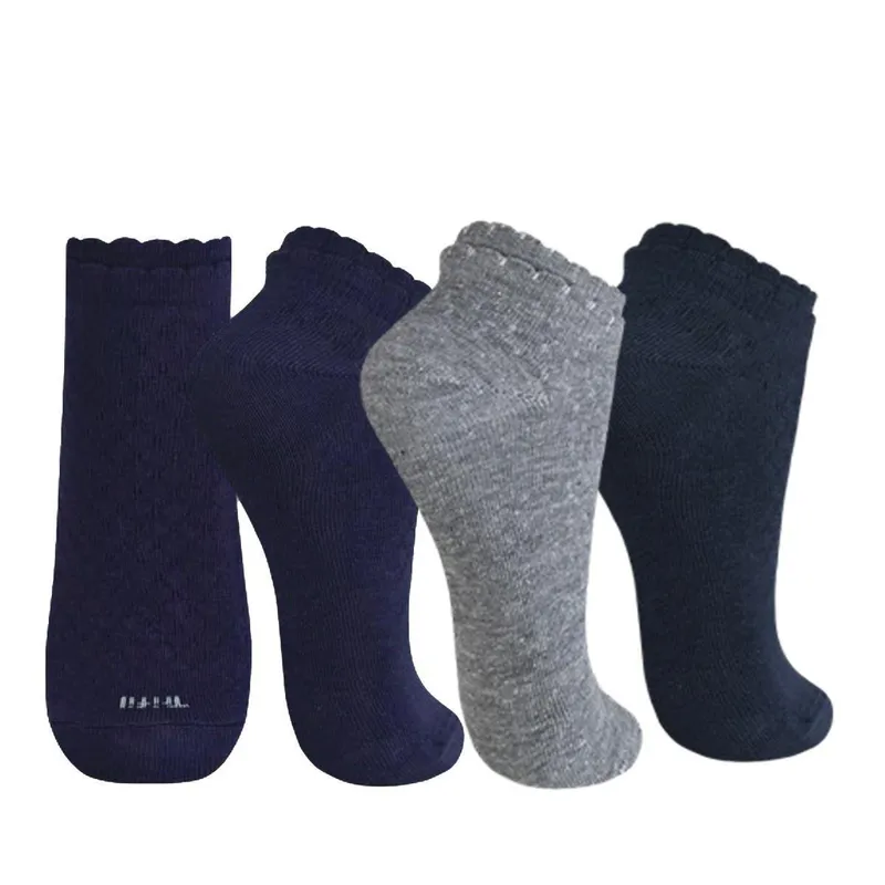 Kit 3 Meias Trifil AF Cano Curto Punho Duplo, Cor:;