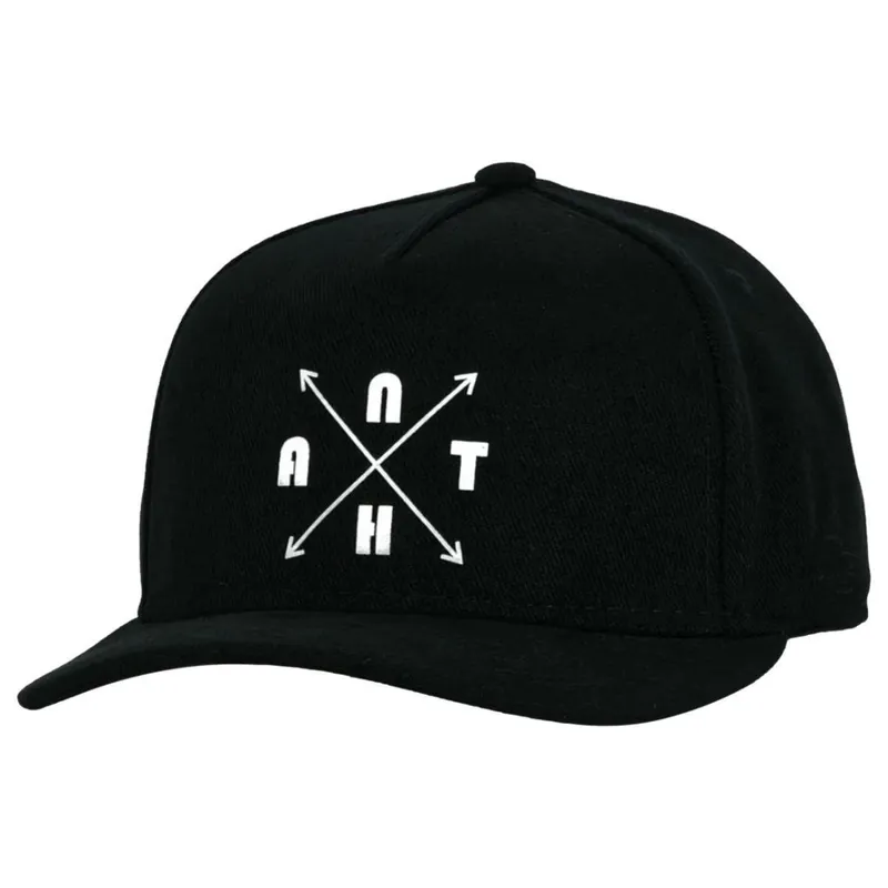 Boné Anth Co Aba Curva Snapback Amizade Seta Preto Aberto