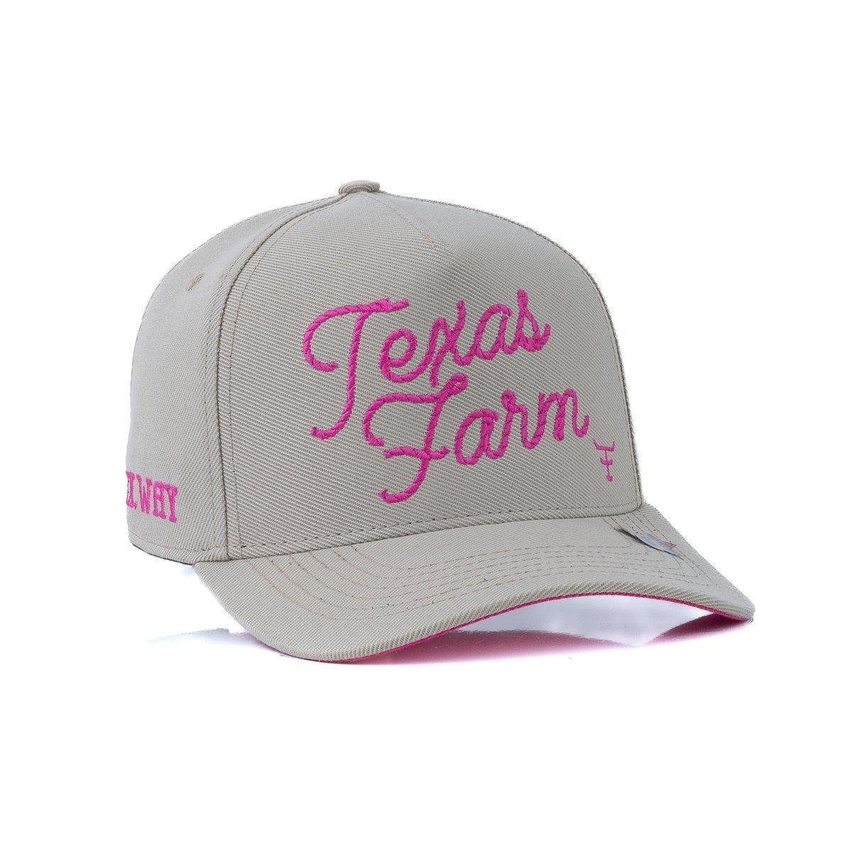 Bone Texas Farm - Fate - Tf896 - Bege/ Rosa Único