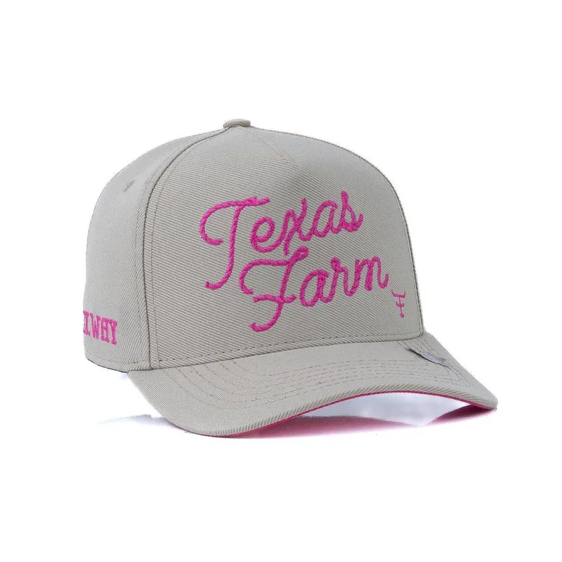 Bone Texas Farm - Fate - Tf896 - Bege/ Rosa Único