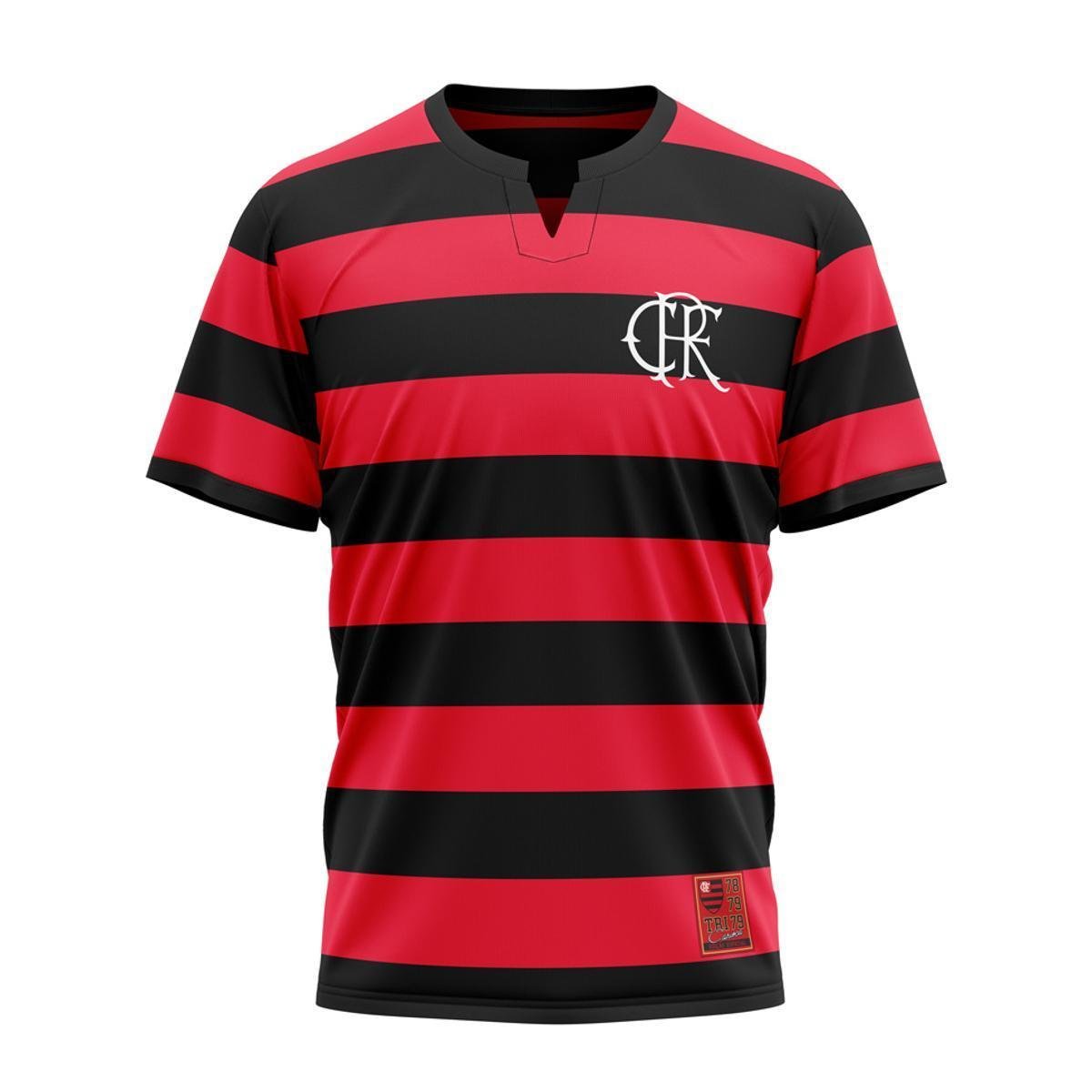 Camisa Flamengo Retrô Tri Carioca - Masculino
