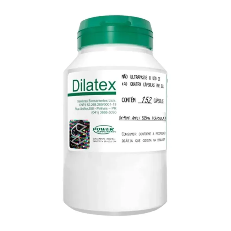 DILATEX 152 CÁPSULAS - POWER SUPPLEMENTS (SEM SABOR)