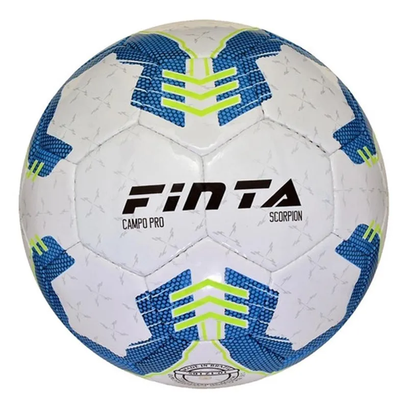 Bola Futebol Campo Profissional Scorpion PVC Costurada Finta