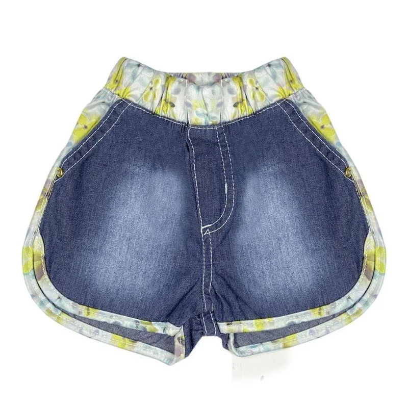 Shorts Look Jeans c/ Detalhe Jeans Feminino