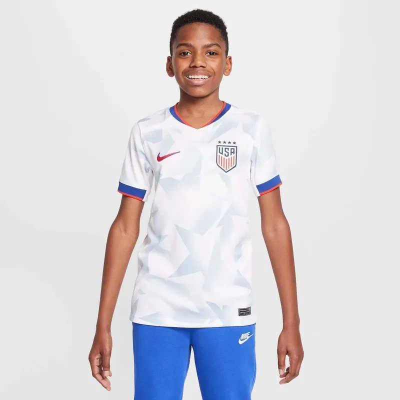 Camisa Infantil Nike Estados Unidos I 2025/26 Torcedor Pro Unissex