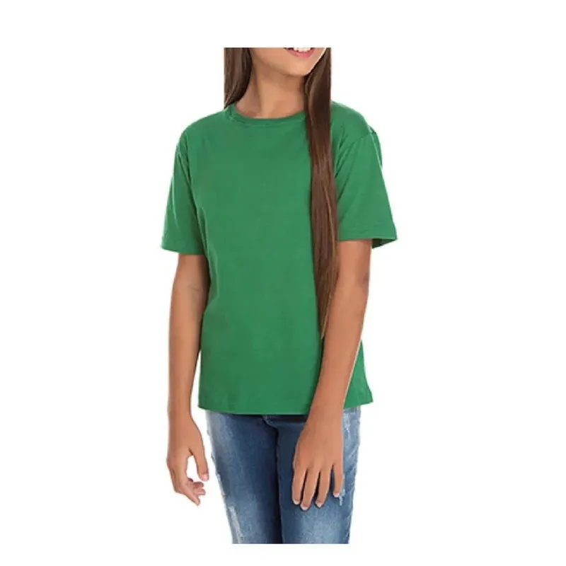 Camiseta Juvenil Unissex Básica Rovitex Kids Cor:;Tamanho:12A;Gênero:Unissex