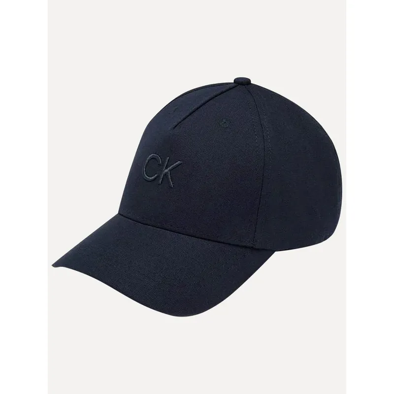 Boné Calvin Klein Masculino 5 Gomos CK Bordado Azul Marinho