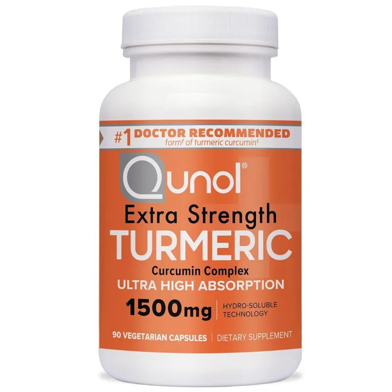 Suplemento Qunol Curcuma Curcumina 1500mg Extra Strength