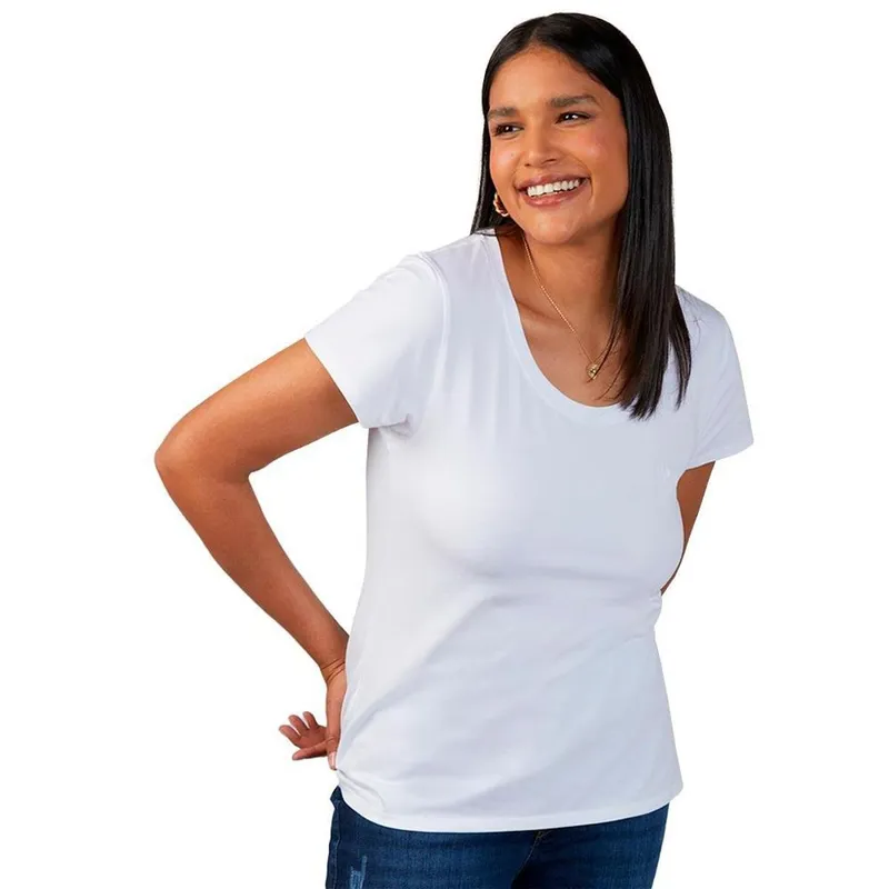 Camiseta Dudalina Soft Pima Feminino