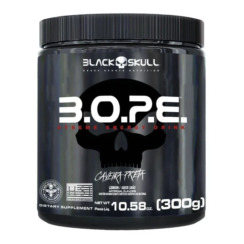 Pré Treino Bope 300g - Black Skull