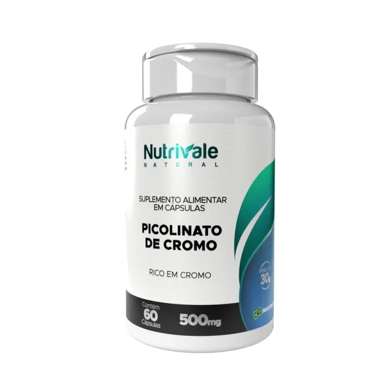 Picolinato De Cromo 60 Cáps Nutrivale