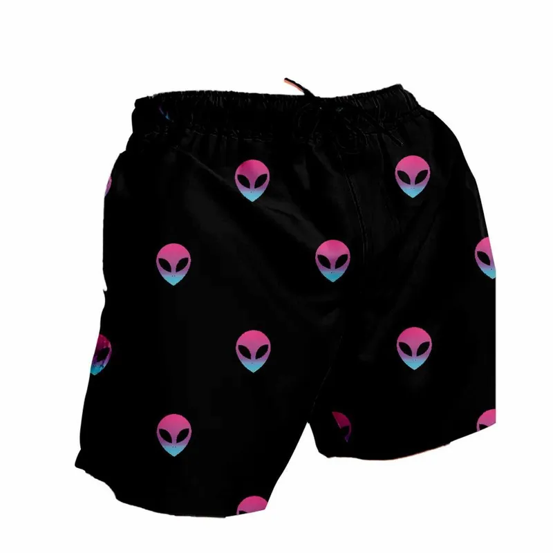 Short Casual Masculino Estampado em Tactel Leve para Uso Diário com Bolsos