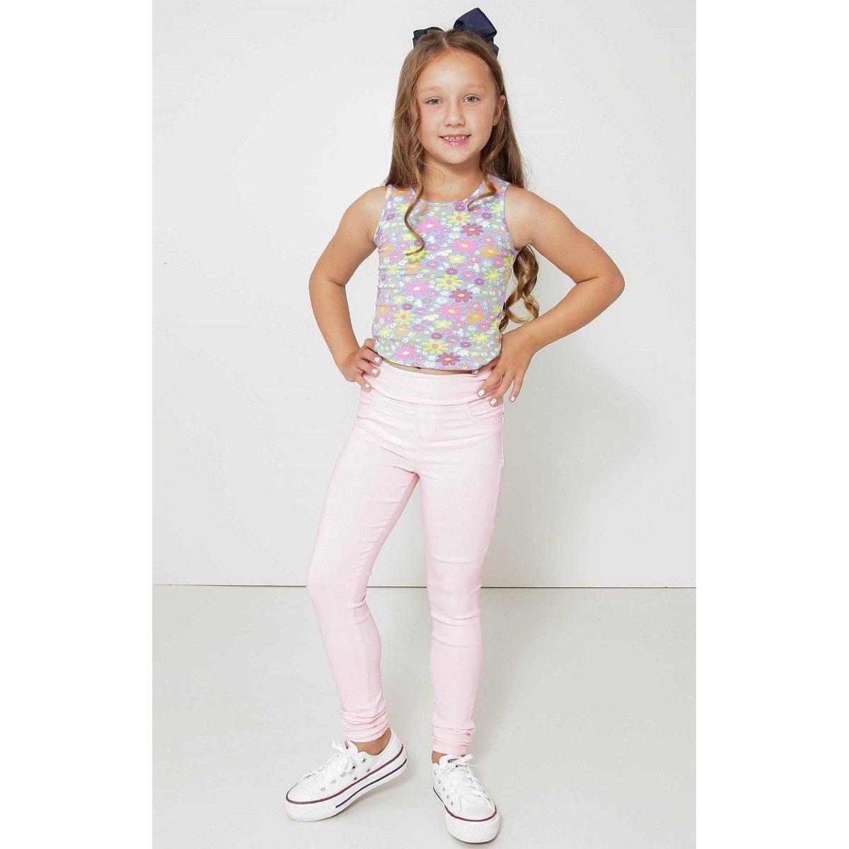 Calça Jegging Rosa