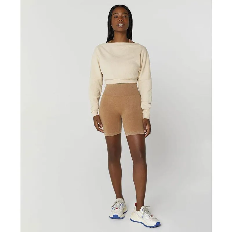 Cropped Alto Giro Mlonga Casual Nude Cre