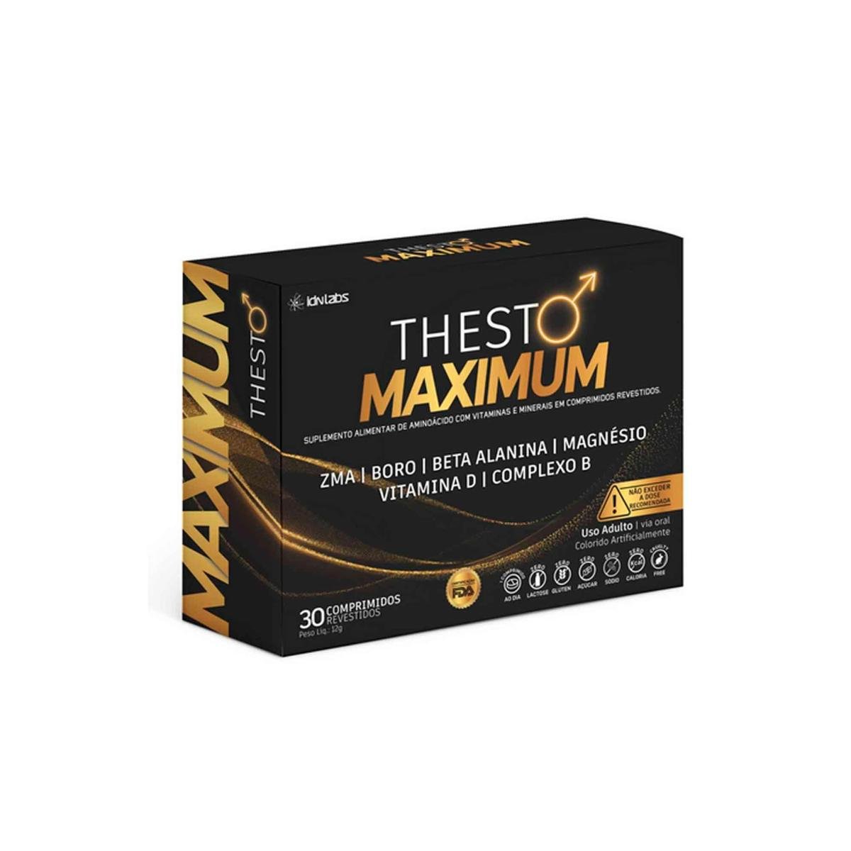 Thesto Maximum 30 comprimidos IDNLabs