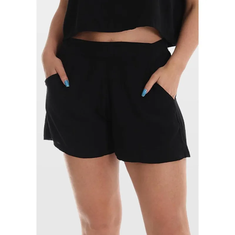 Short Cintura Alta Básico Feminino Verão Curto Bolso Colors