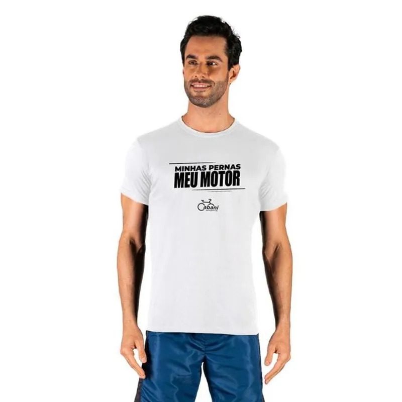 Camisa Casual Minhas Pernas meu motor (Branca)-