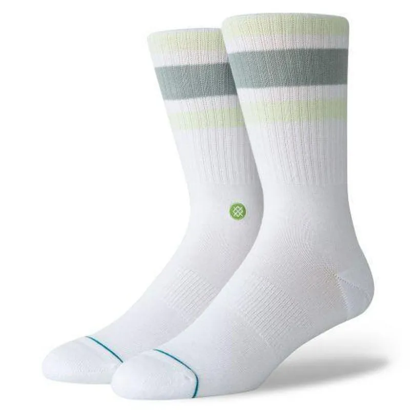 Meia Stance Juvenil Boyd 4 - Branca/verde Stance
