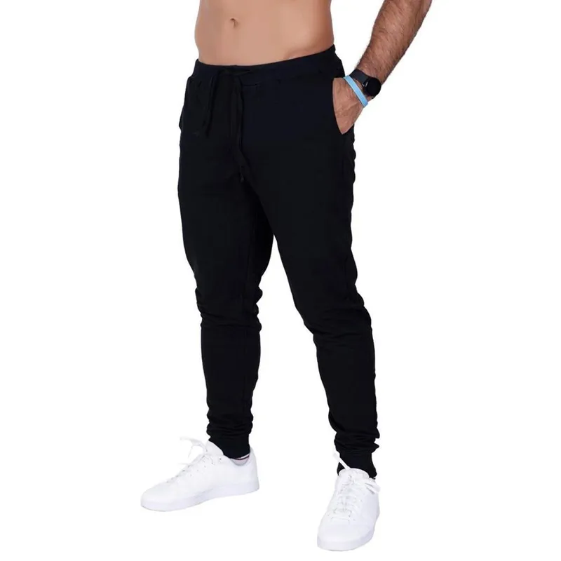 Calça Moletom Com Bolso Frishop Masculina Preta Adulto