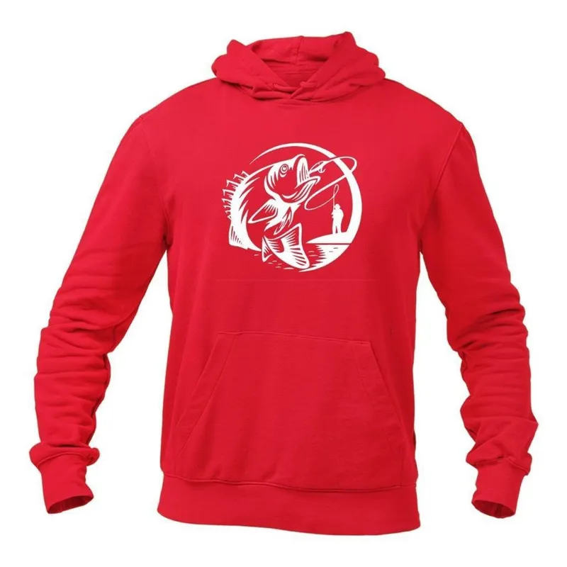 Moletom Masculino Blusa Agasalho de Frio Pescaria Pesca