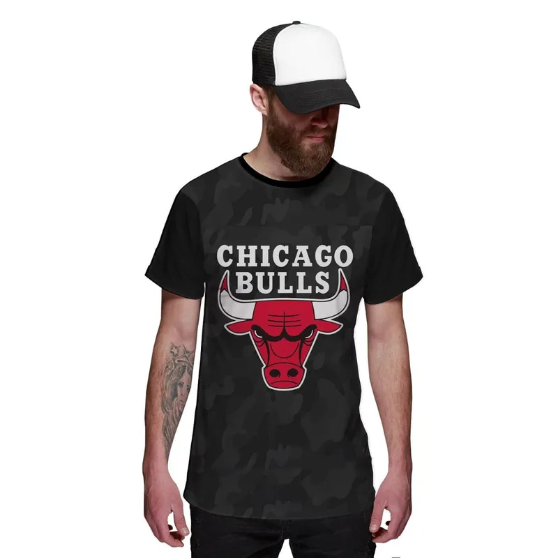 Camiseta Di Nuevo Chicago Bulls Masculina